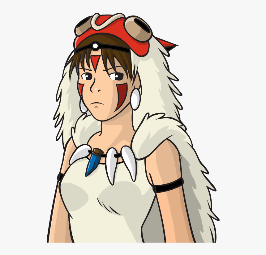 Princess Mononoke Png - Princess Mononoke Art Transparent, Png Download, Free Download