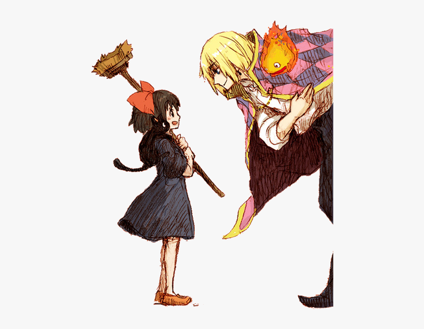 Howl"s Moving Castle Princess Mononoke Kiki"s Delivery - Kiki's Delivery Service Fanart, HD Png Download, Free Download