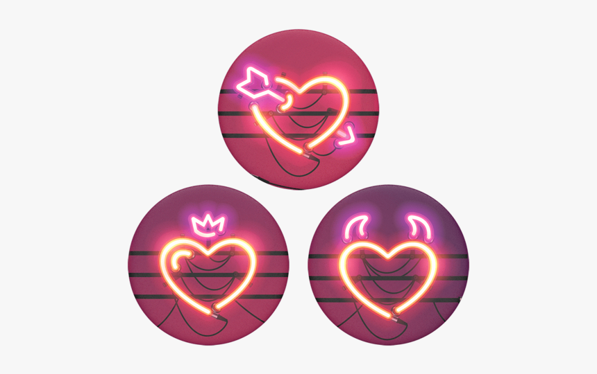 Neon Heart Popsocket, HD Png Download, Free Download