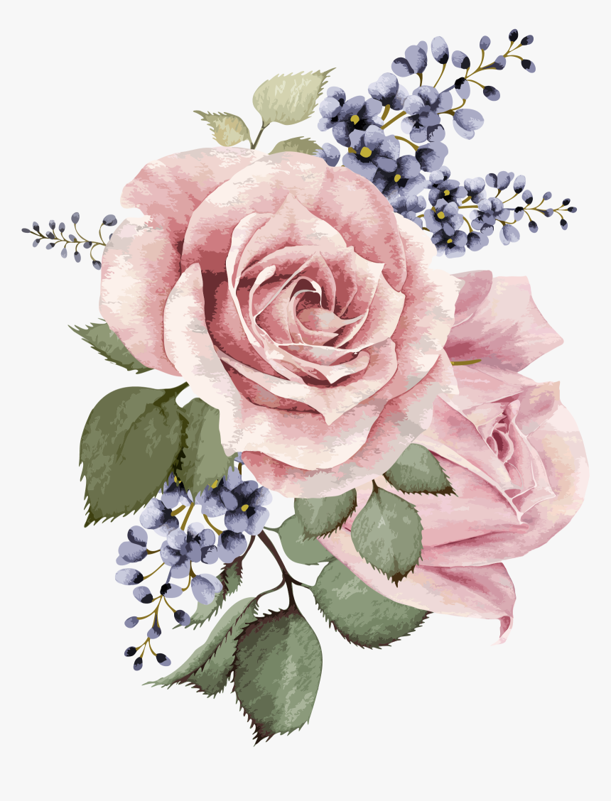 20+ Trend Terbaru Watercolor Transparent Background Floral Design