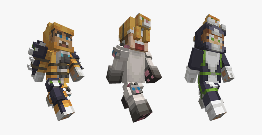 Minecraft Mini Game Heroes Skin Pack, HD Png Download, Free Download