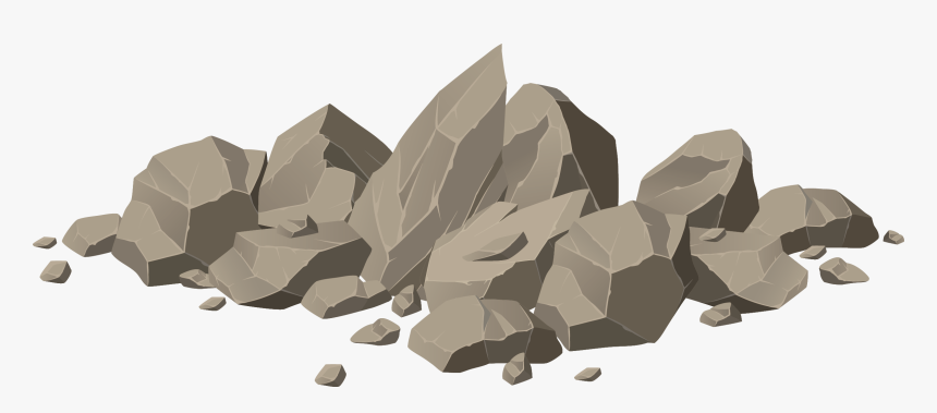 Rock Boulder Royalty-free Illustration - Stone Is Broken By The Last Stroke, HD Png Download, Free Download