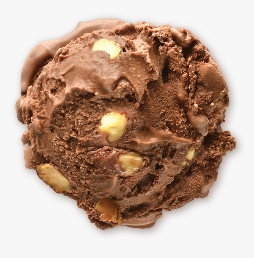 Homemade Brand Dutch Chocolate Almond Ice Cream Scoop - Chocolate, HD Png Download, Free Download