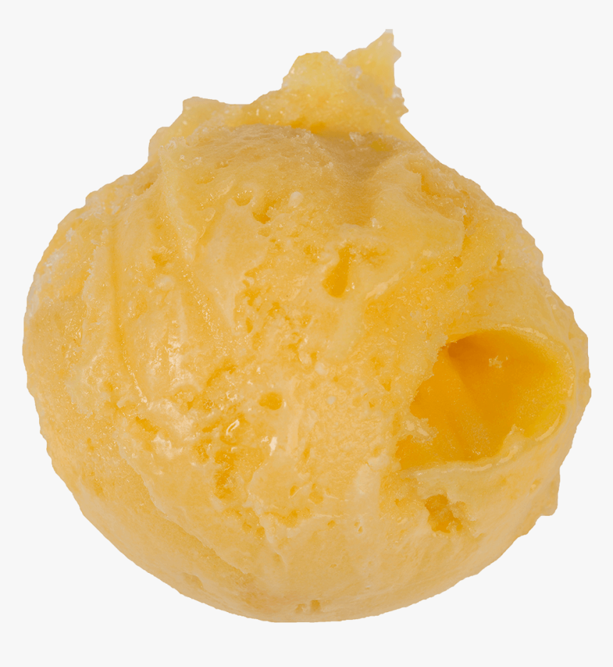 Mango Sorbet Scoop - Orange Ice Cream Scoop Png, Transparent Png, Free Download