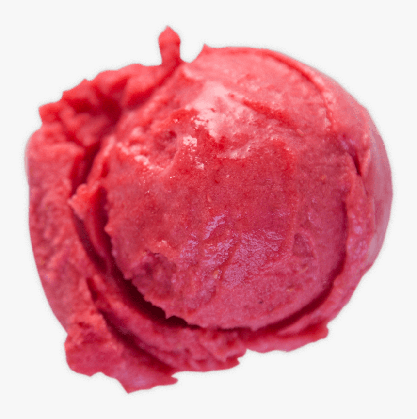 red ice cream scoop