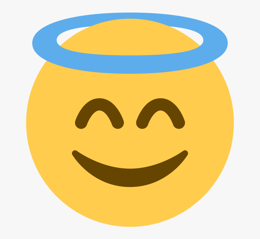 Download File Twemoji 1f607 Svg Emoji Angel Clipart Emojis Twitter Png Transparent Png Kindpng