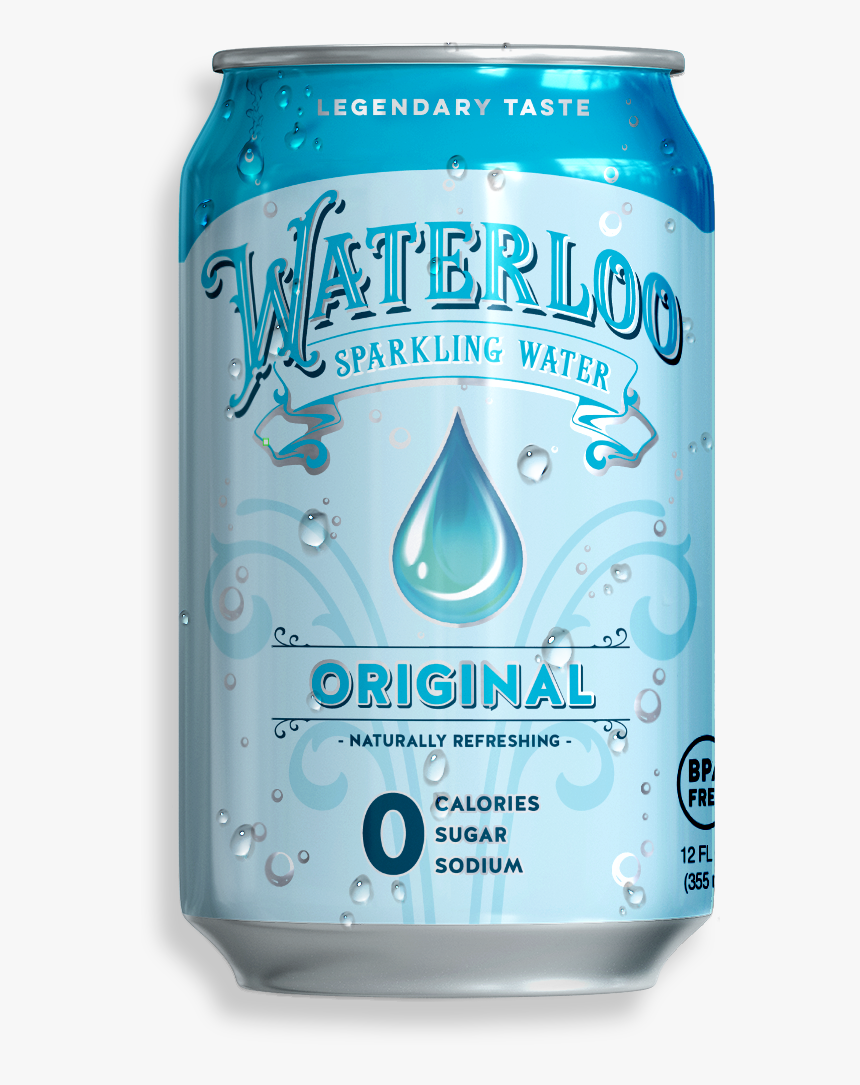 Can Original - Waterloo Coconut Sparkling Water, HD Png Download, Free Download