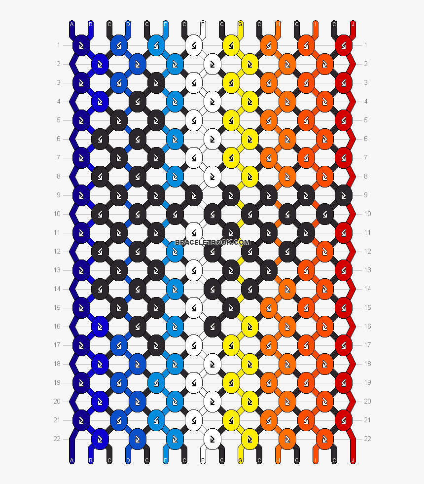 Normal Pattern - Six String Bracelet Pattern, HD Png Download, Free Download