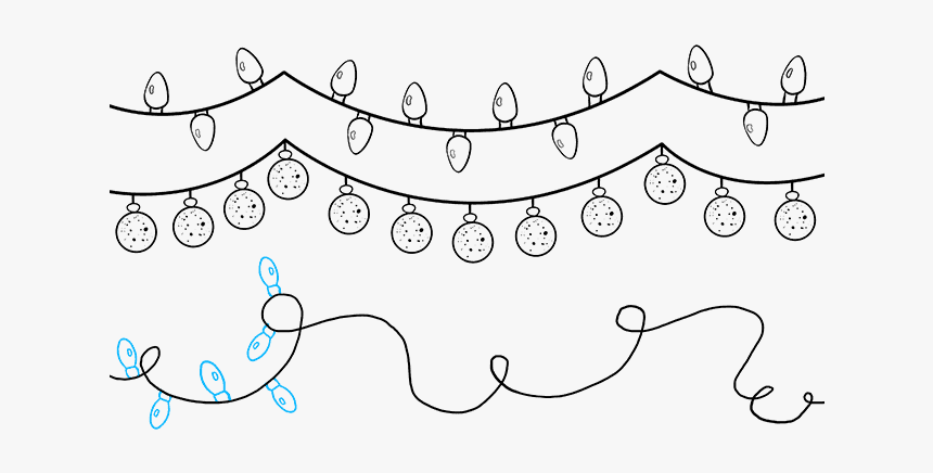 Christmas Lights Drawing Images : Trees, snow, christmas lights, and