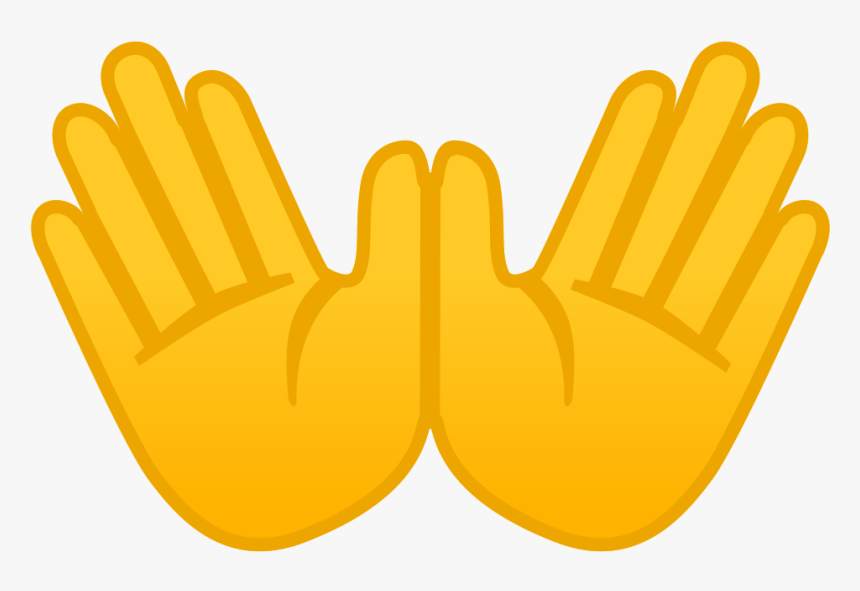 Noto Emoji Oreo 1f450 - High Five Emoji Png, Transparent Png, Free Download