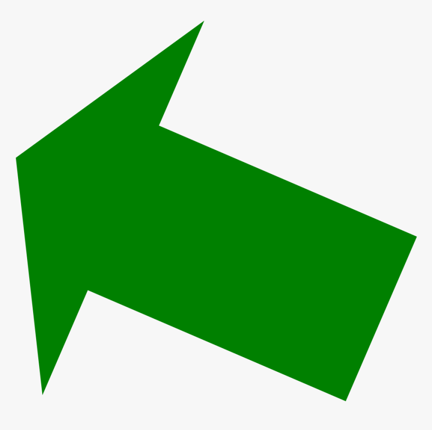 Green Up Right Arrow Png - Dark Green Arrow Pointing Up, Transparent Png, Free Download