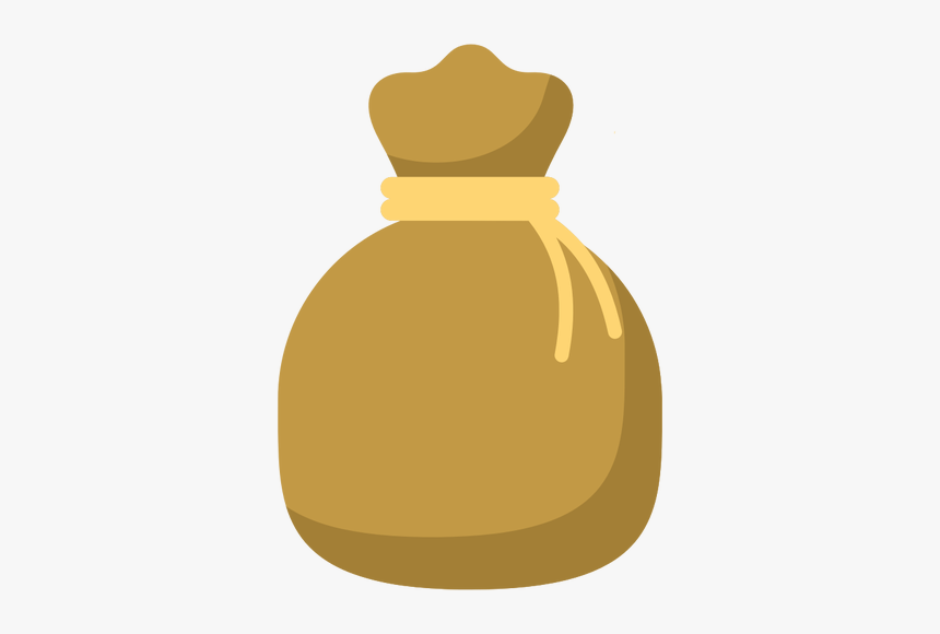 Brown Money Bag - Money Bag Euro Png, Transparent Png, Free Download