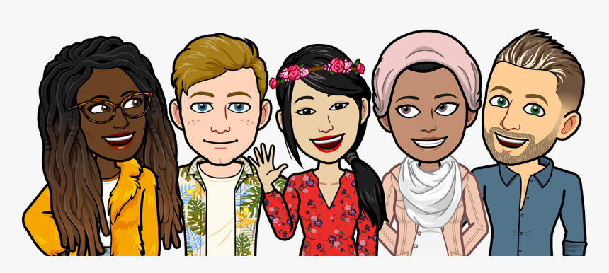 Bitmoji Group, HD Png Download, Free Download