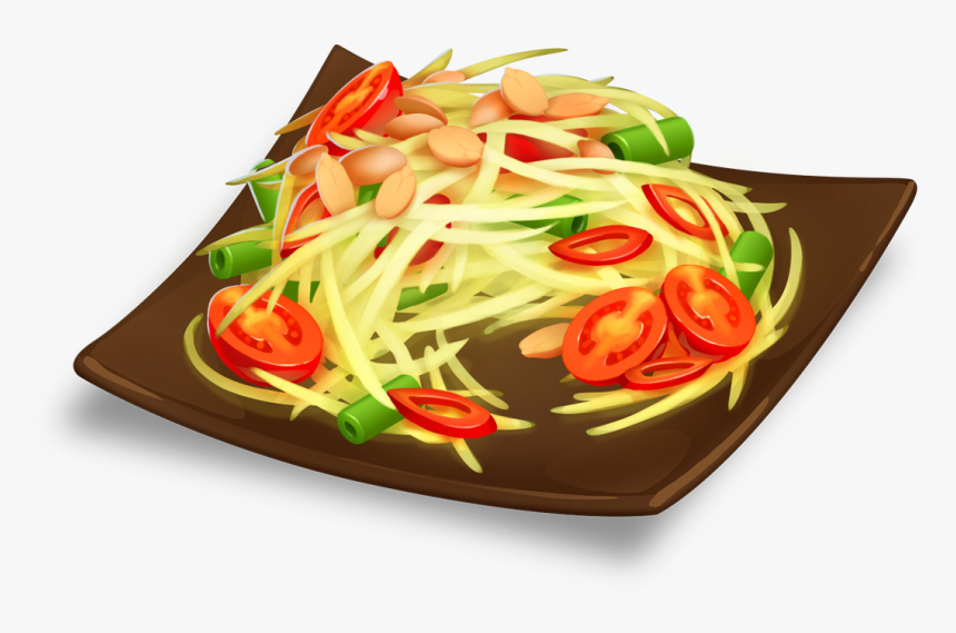 Green Papaya Salad - Nộm, HD Png Download, Free Download