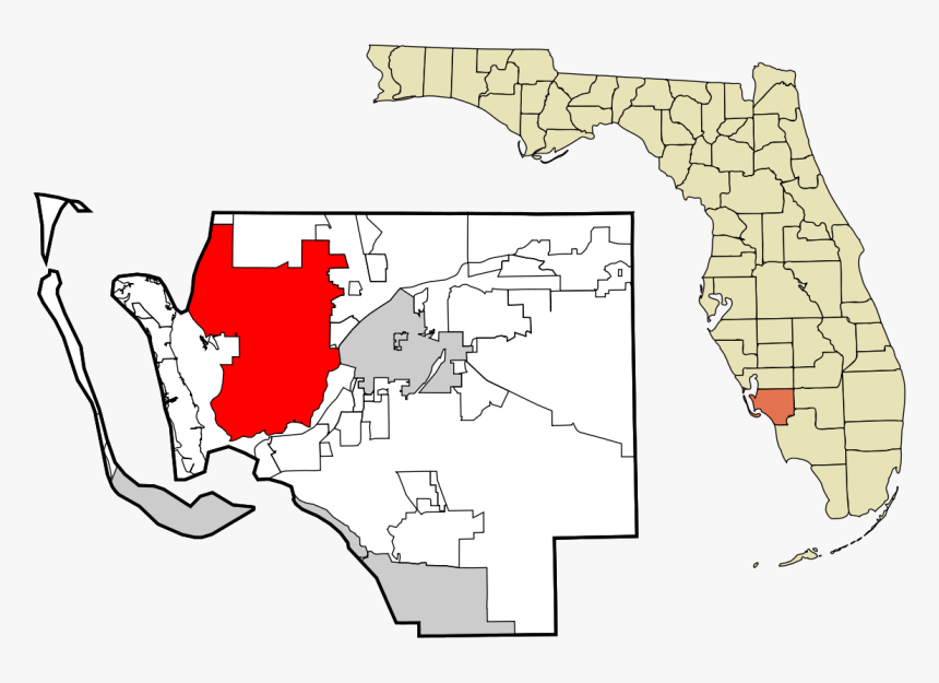 Cape Coral, Florida - Lee County Florida, HD Png Download - kindpng