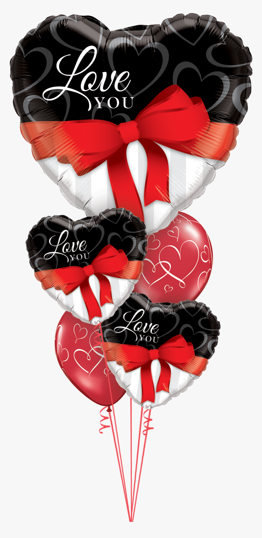 Valentine"s Day Balloons - Love You Qualatex Balloon, HD Png Download, Free Download