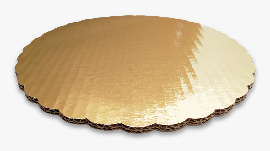 Close Up Of Double Wall B/c Flute Cake Circle With - Placemat, HD Png Download, Free Download