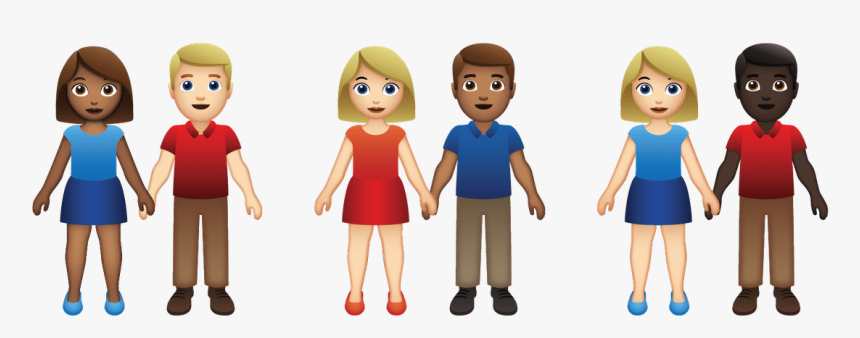 We"re Finally Getting Interracial Couple Emoji, And - Interracial Couple Emoji Android, HD Png Download, Free Download