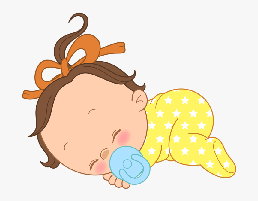 Sleeping Clipart Baby - Sleeping Baby Girl Clipart, HD Png Download ...