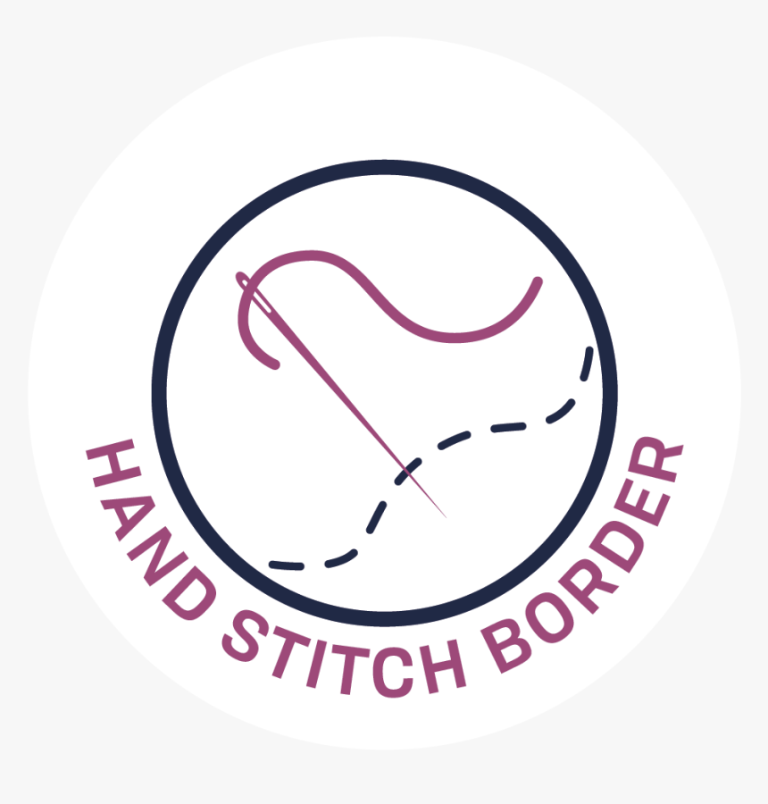 Hand Stitch Border - Circle, HD Png Download, Free Download