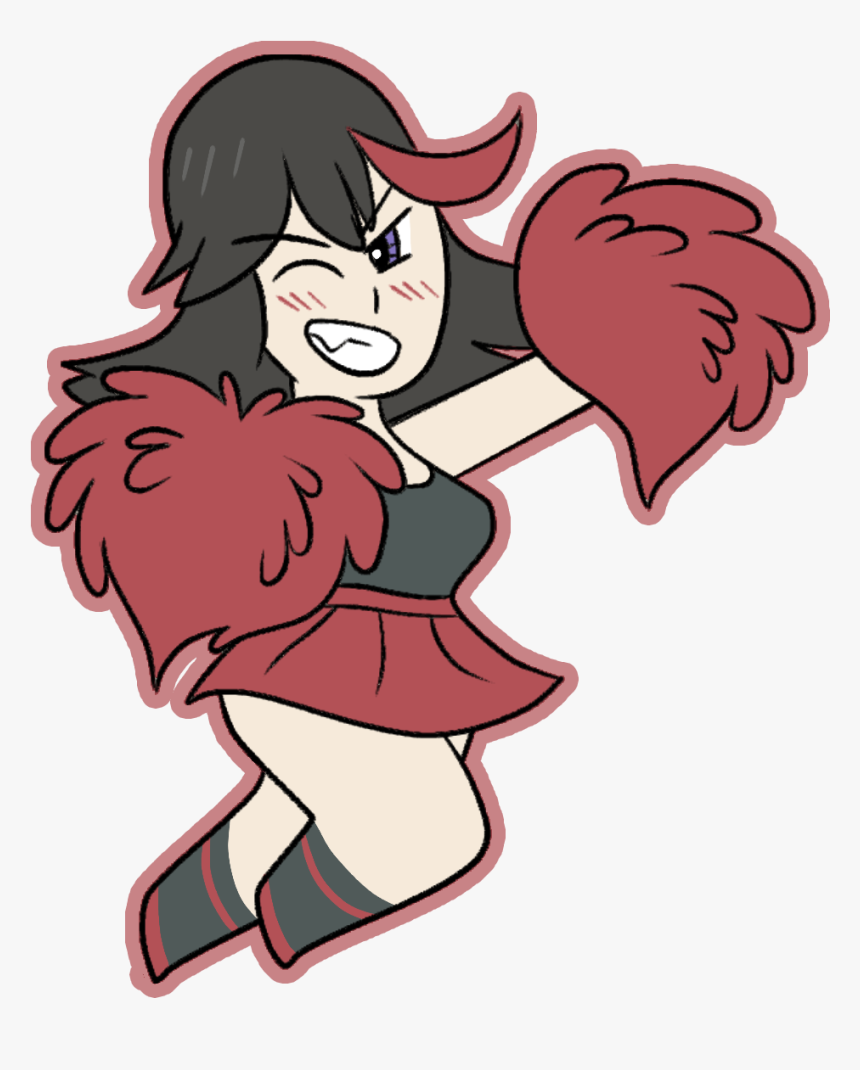 Ryuko Cheering Spirit - Ryuko Matoi Cheerleader, HD Png Download, Free Download