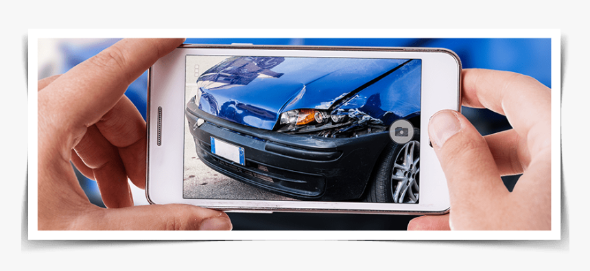 Avoid A Car Accident - Taking Pictures With Phone Of Car, HD Png Download, Free Download