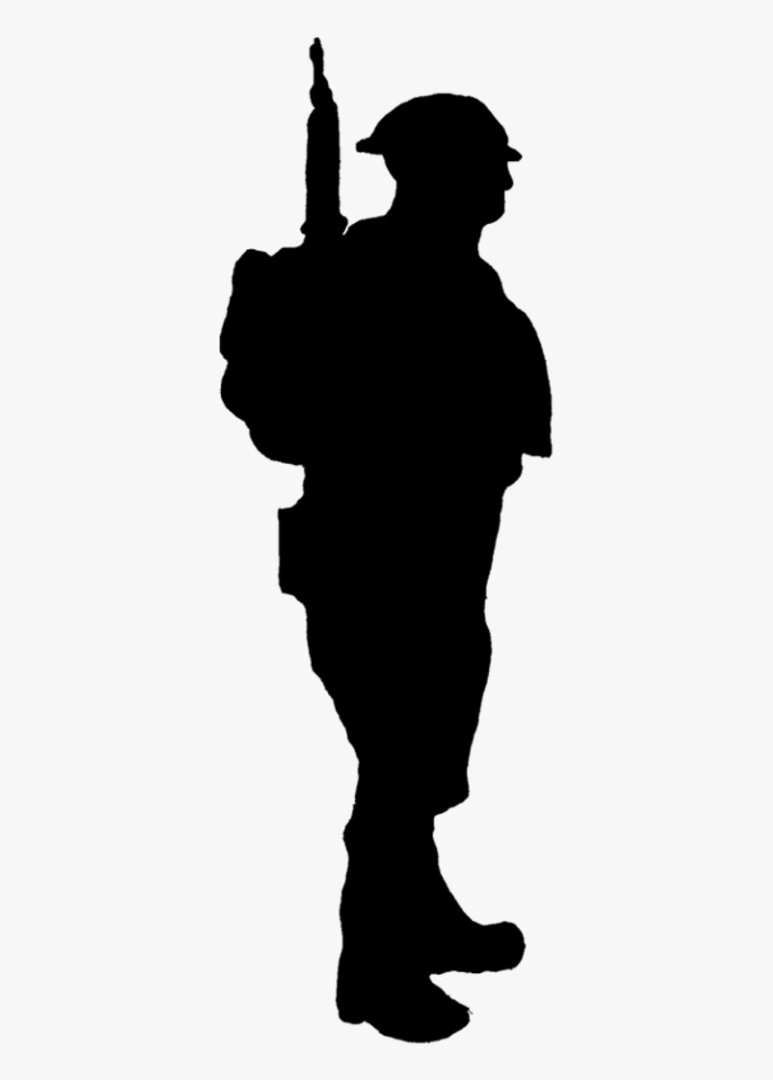 Soldier Silhouette Template Printable