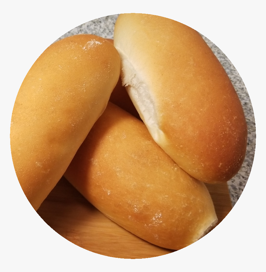 White Hot Dog Buns - Bun, HD Png Download, Free Download