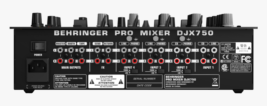 Behringer Djx750 Dj, HD Png Download, Free Download