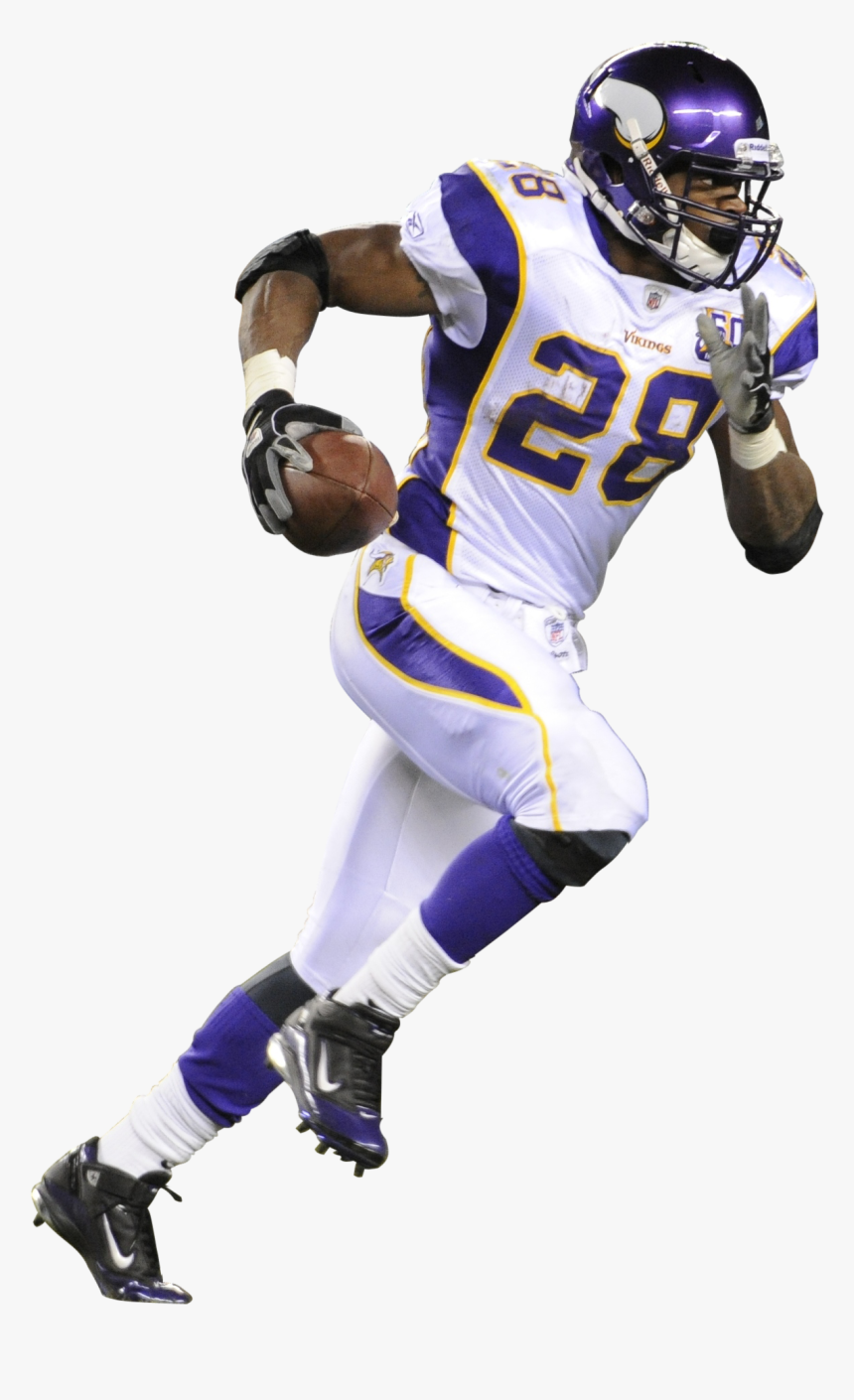 Nfl Player Cuts - Adrian Peterson White Background, HD Png Download, Free Download