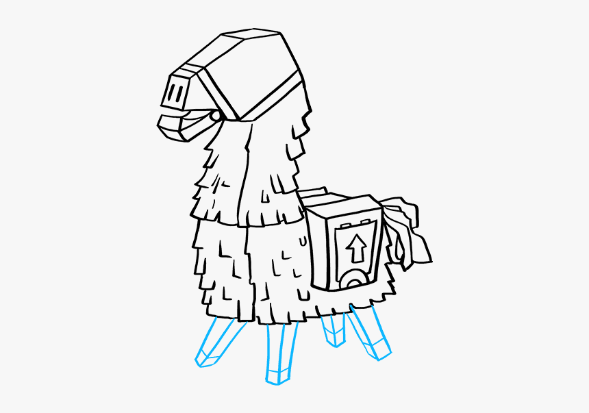 Fortnite Llama How To Draw Hd Png Download Kindpng