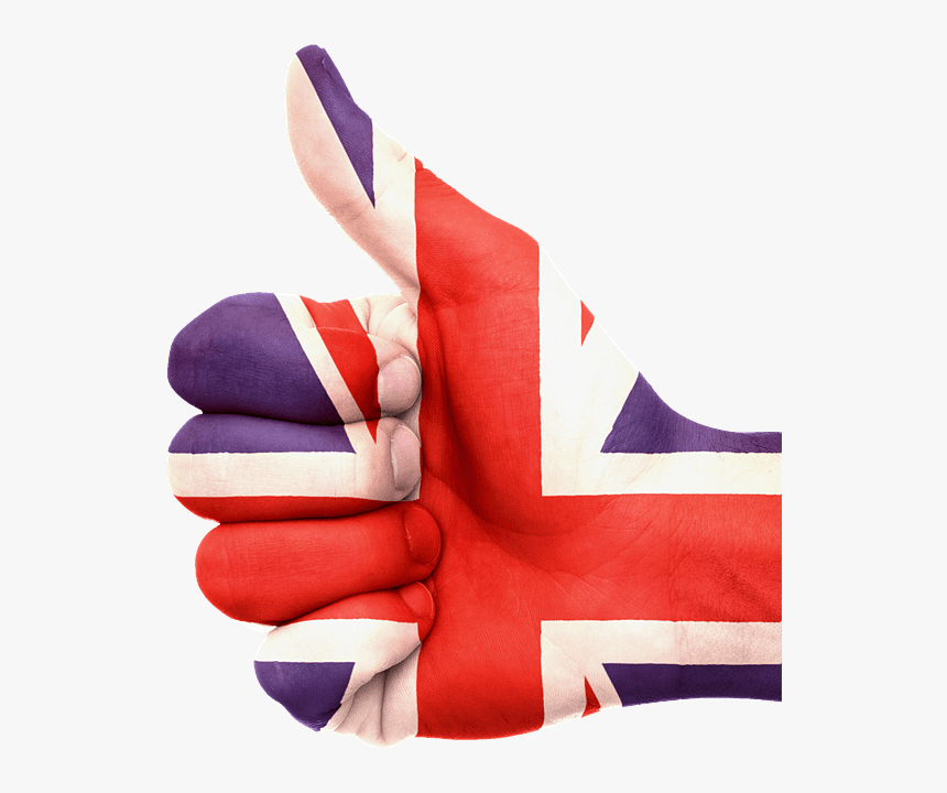 Uk Flag Hand Png, Transparent Png, Free Download