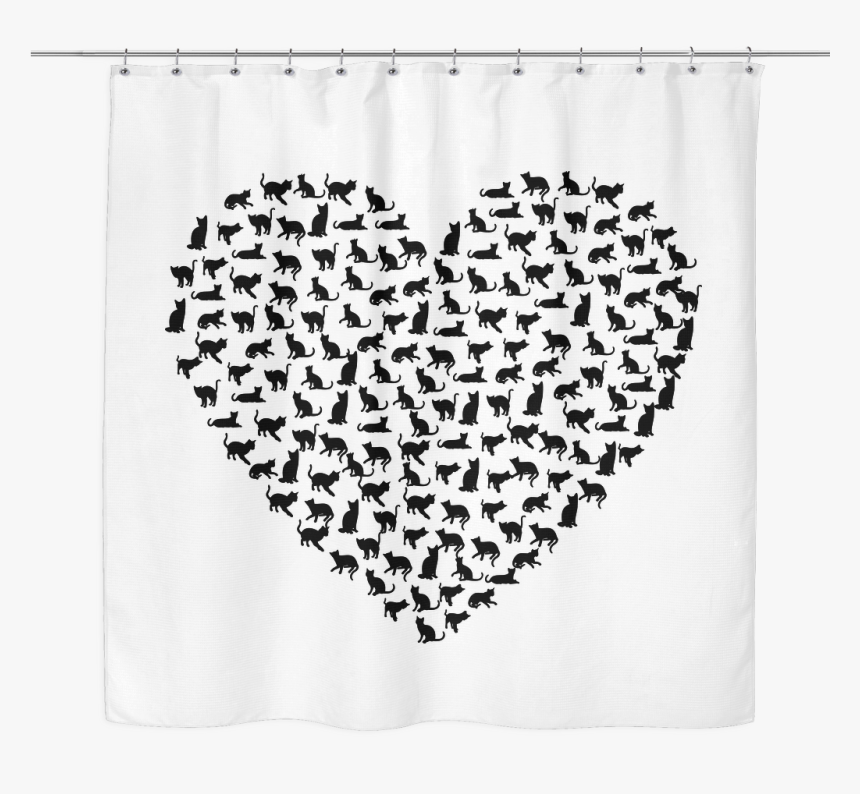 Transparent White Curtains Png - Heart Paw Prints Png, Png Download, Free Download