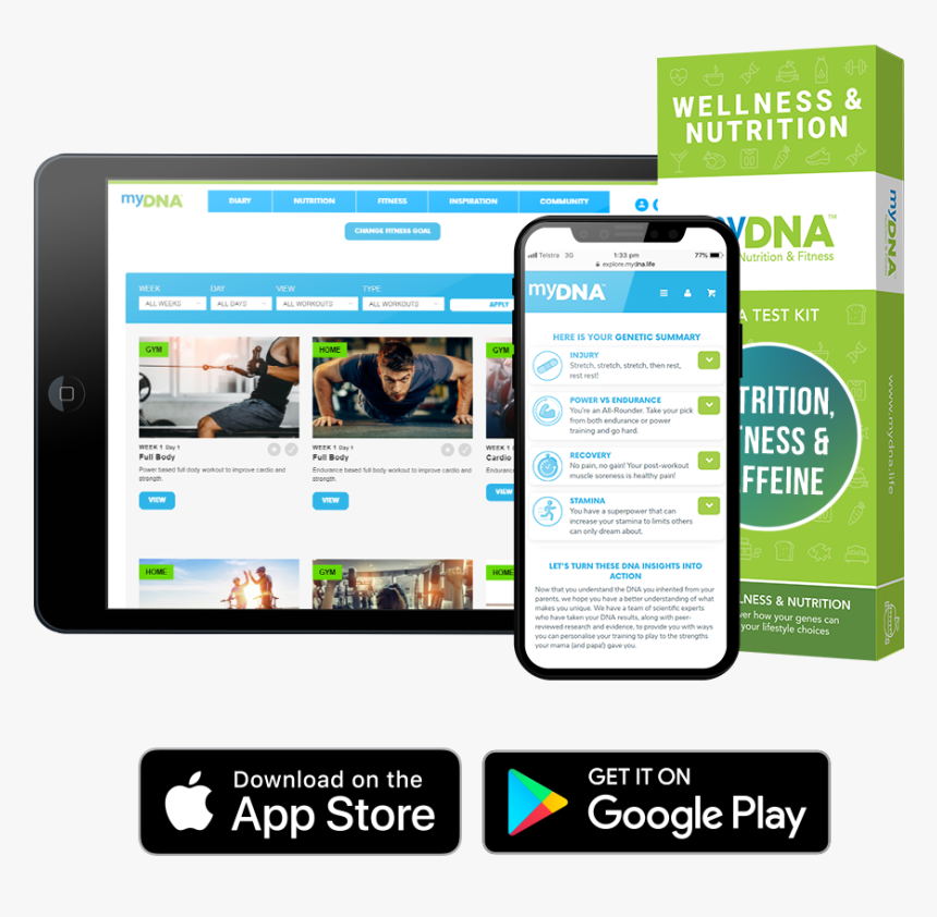 Mydna Personalized Fitness - Available On The App Store, HD Png Download, Free Download