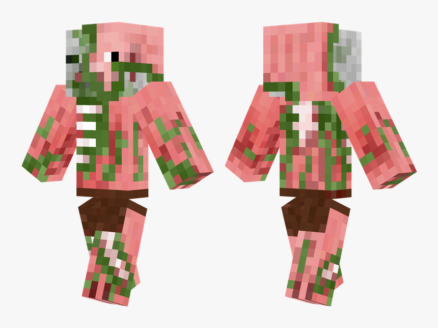 Zombie Pig Man Skin, HD Png Download, Free Download