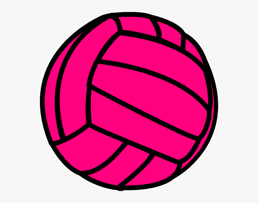 Beach Ball Clipart Tiny - Pink Volleyball Clipart, HD Png Download ...
