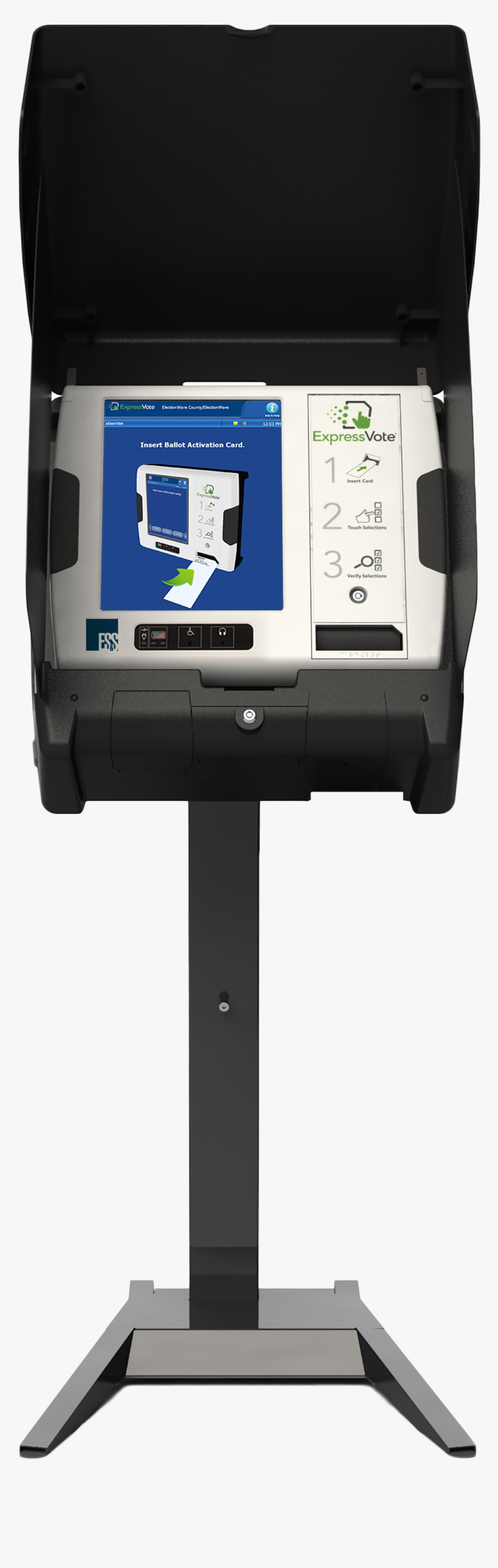 Image Of Image Of Expressvote Kiosk - Computer Monitor, HD Png Download, Free Download