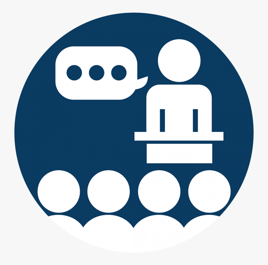 General Awareness Icon That Features A Person Speaking - Public ...