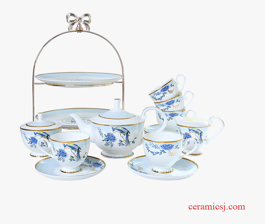 Creative Palace Coffee Set Suit European Ceramic Household - Saucer, HD Png Download, Free Download