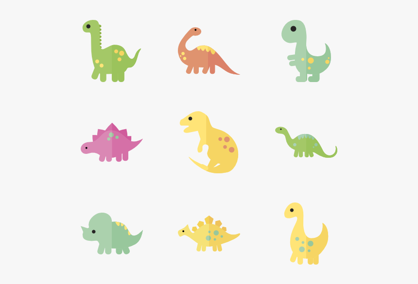 Silhouette Baby Dinosaur Svg Hd Png Download Kindpng