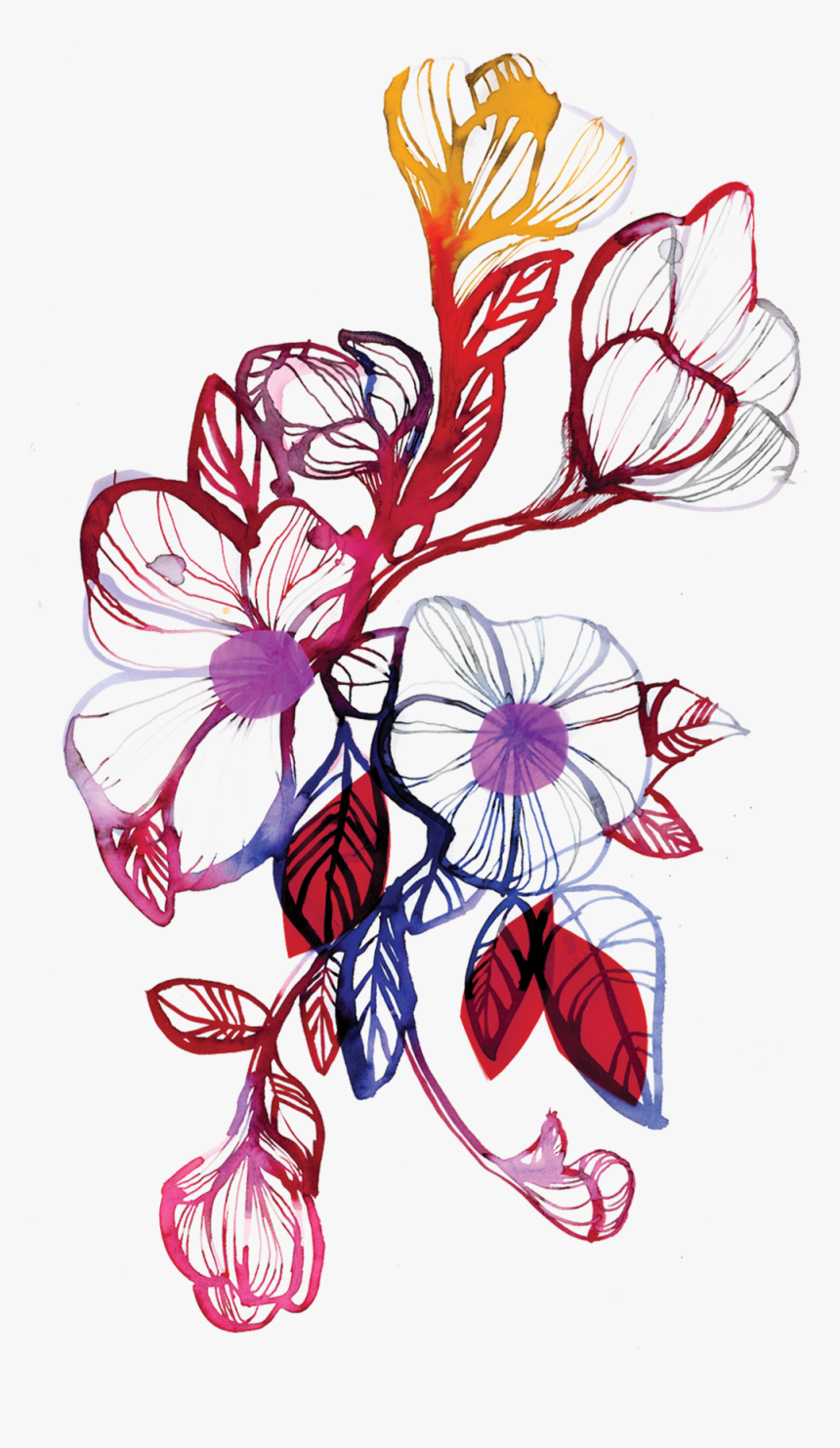Flower Flourish Stina Persson Cut Puts Hd Png Download Kindpng