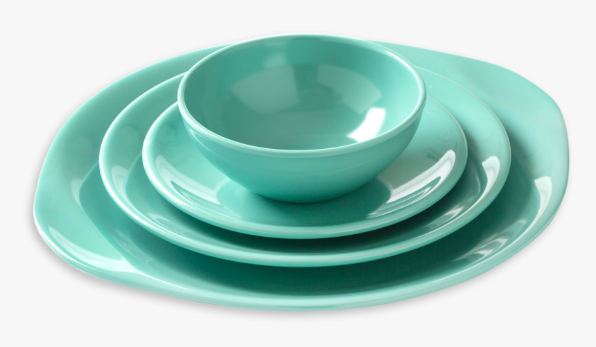 Russel Wright Melamine Tableware, Single Place Setting - Saucer, HD Png Download, Free Download