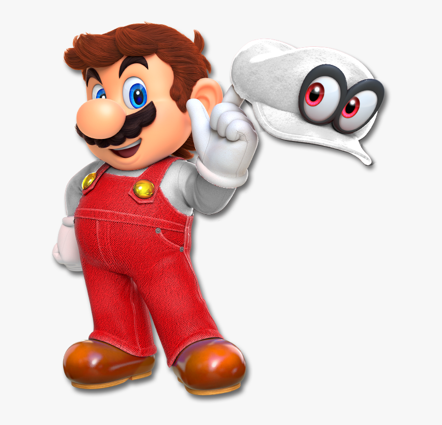 Super Mario Odyssey Mario And Cappy, HD Png Download, Free Download