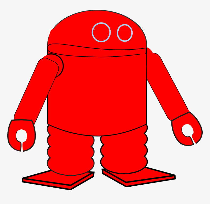 Cartoon Red Robot, HD Png Download, Free Download