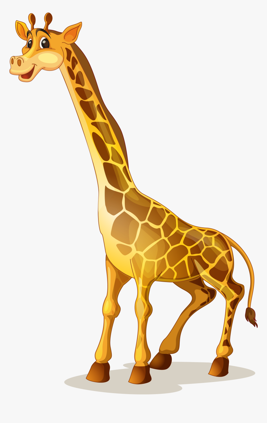 Giraffe Cartoon Illustration Free Download Png Hq Clipart - Giraffe Clipart, Transparent Png, Free Download