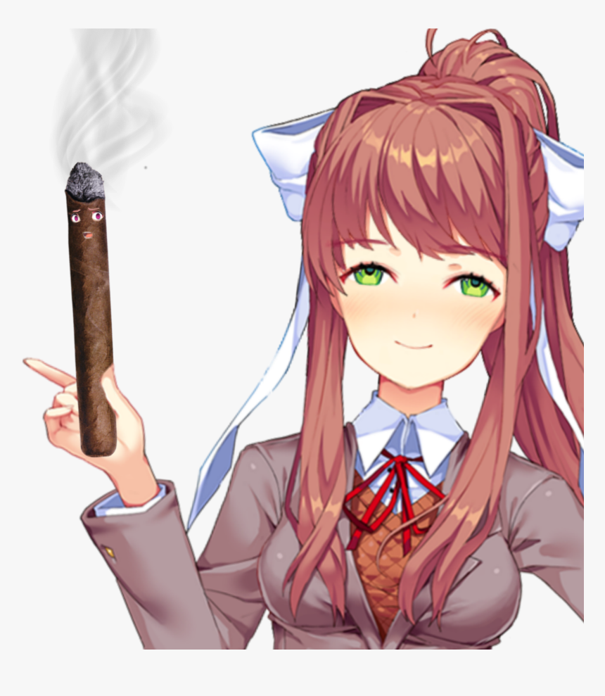 Doki Doki Literature Club Monika Ddlc, HD Png Download, Free Download