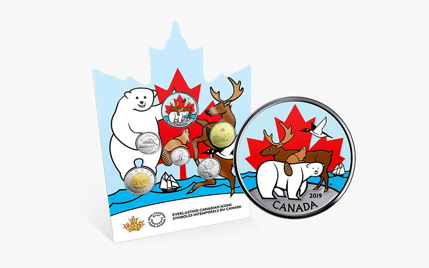 2019 Everlasting Canadian Icons Coin Set, HD Png Download, Free Download