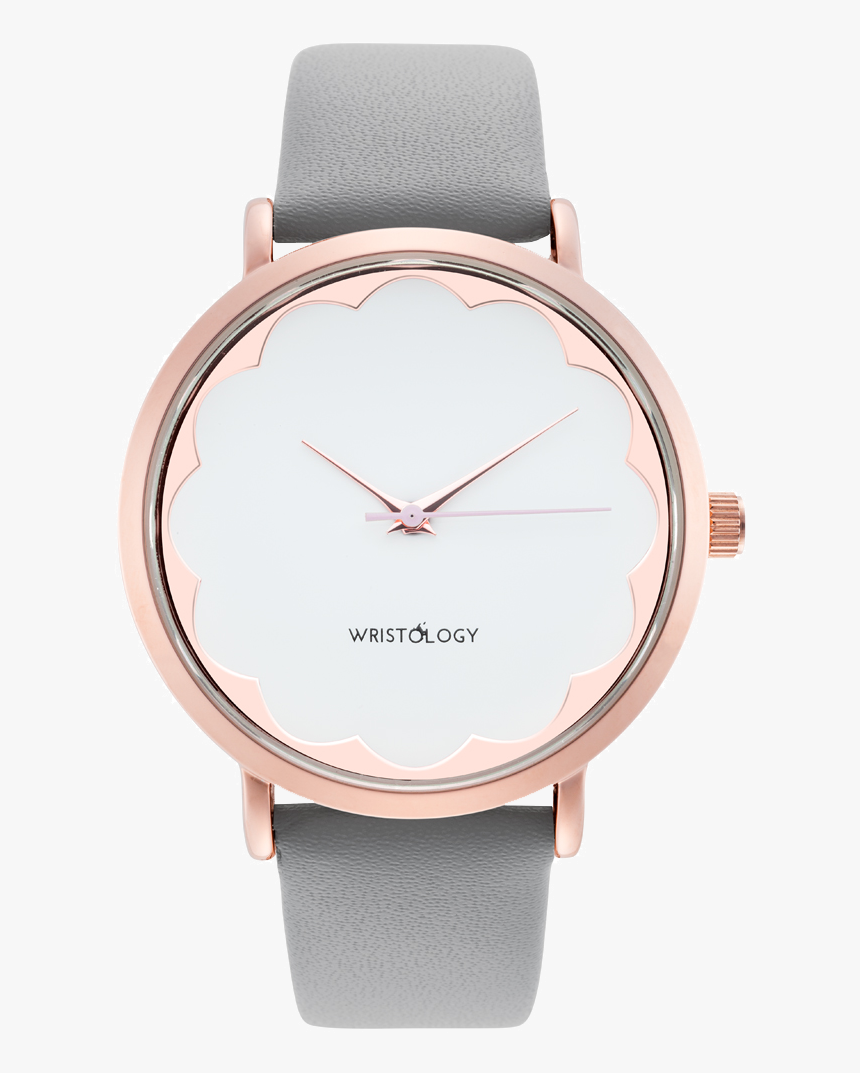 Gray - Women's Watch Grey Leather Band, HD Png Download, Free Download