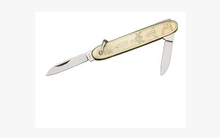 Pocket Knife Featuring Two Stainless Pen Blades - Serrated Blade, HD Png Download, Free Download