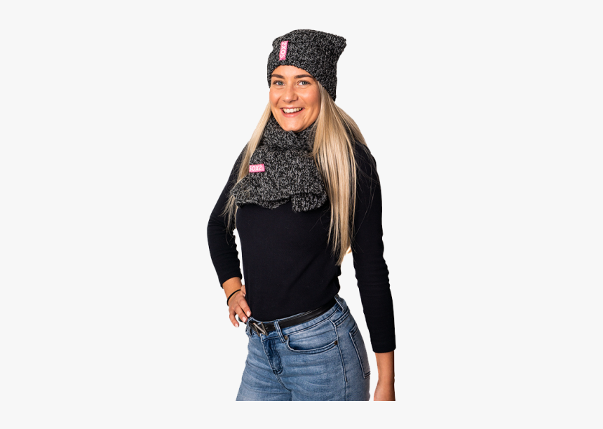 Long Winter Scarf - Beanie, HD Png Download, Free Download